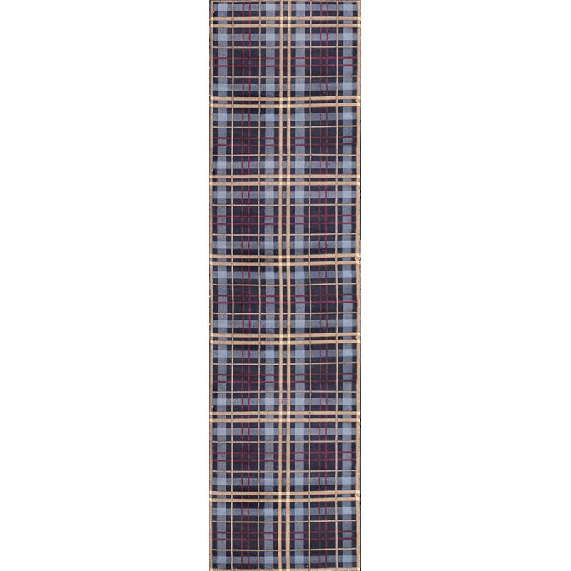 Blue Tartan Rug 80 x 300
